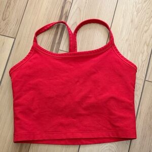 Beyond Yoga Red Crop Top